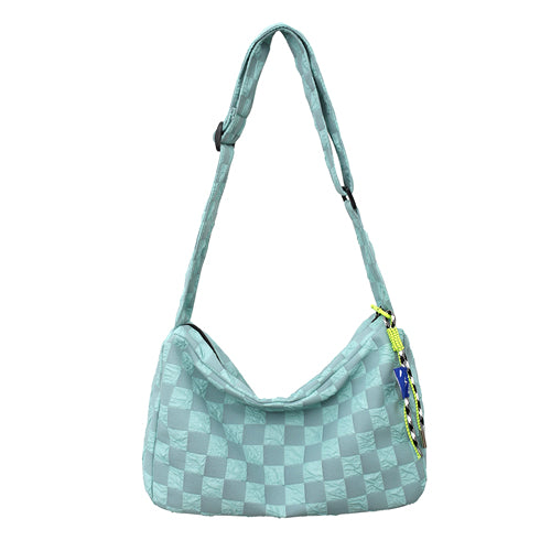 2023 New Versatile Fashion Women's Car Sewn Nylon Fabric Zipper Shoulder Bag Crossbody Handbag