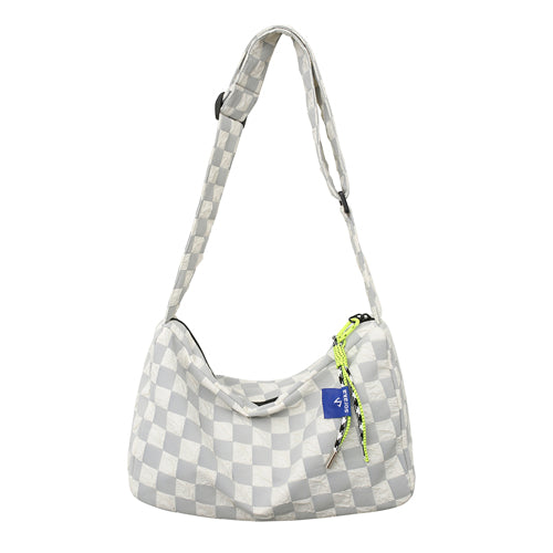 2023 New Versatile Fashion Women's Car Sewn Nylon Fabric Zipper Shoulder Bag Crossbody Handbag